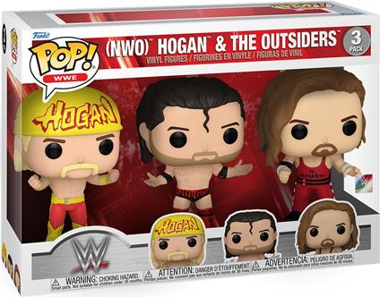 FUNKO POPS WWE Hogan & Outsiders 3 Pack