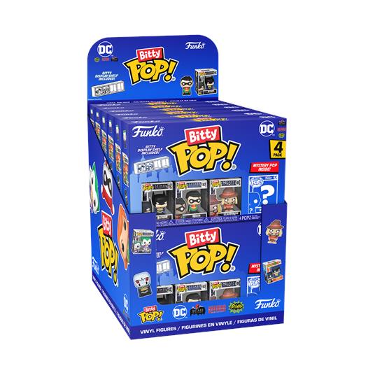 FUNKO BITTY POP 4 Pack Display da 12 pz DC Comics