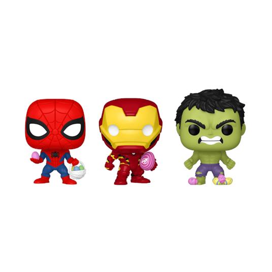 Funko Hulk, Spider-Man, Iron Man Easter Carrot - Marvel