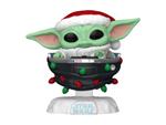Star Wars: Mandalorian Pop! Vinile Figura Holiday Grogu Pram 9 Cm Funko