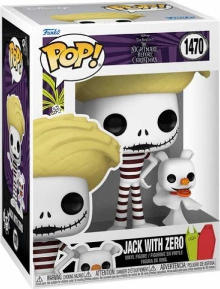 FUNKO POP Nightmare B.C. Jack Skellington w/Zero Beach