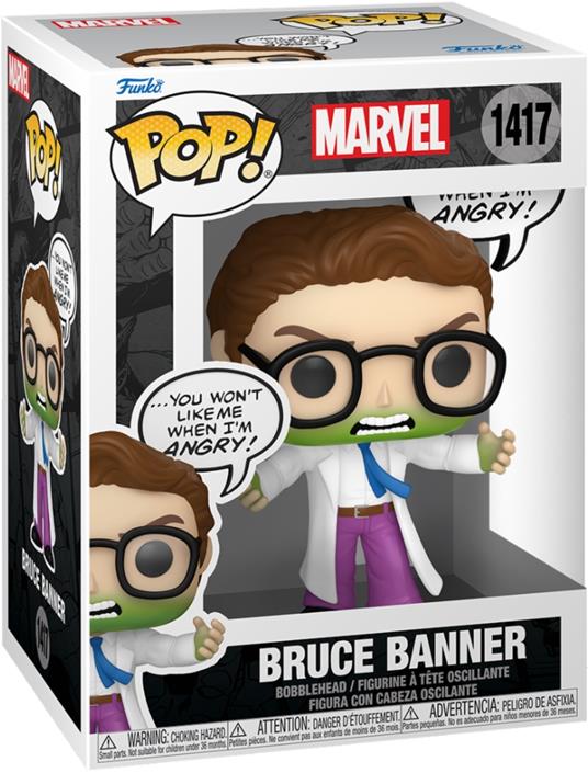 FUNKO POPS Marvel Bruce Banner (Don't Make me Angry)
