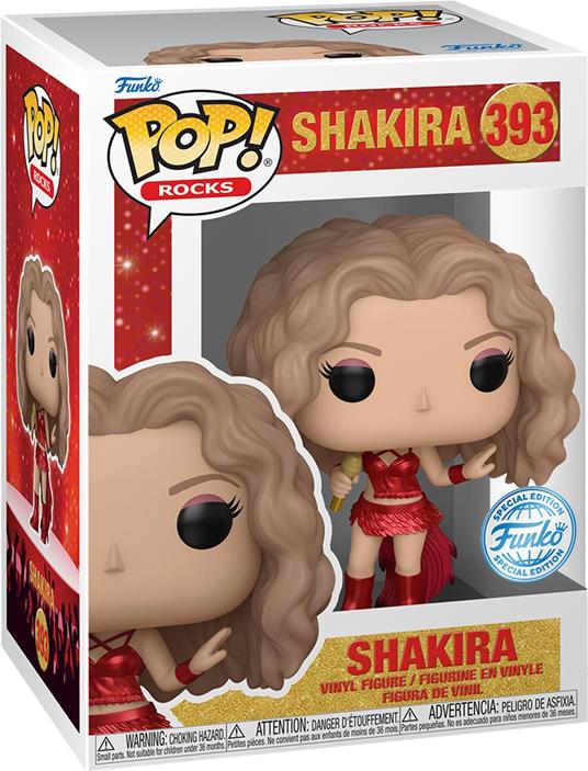 FUNKO POP Rocks Shakira Super Bowl Metallic 393