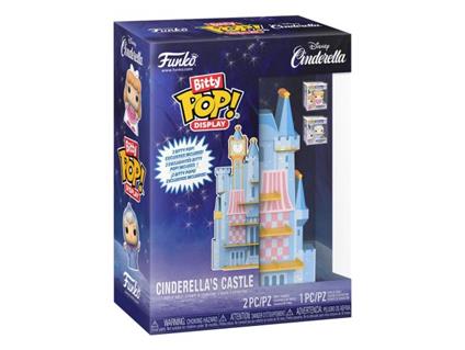 Disney Bitty Pop! Display Con 2 Vinile Figures Cinderella's Castle Funko