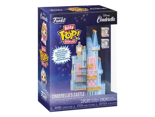 Disney Bitty Pop! Display Con 2 Vinile Figures Cinderella's Castle Funko