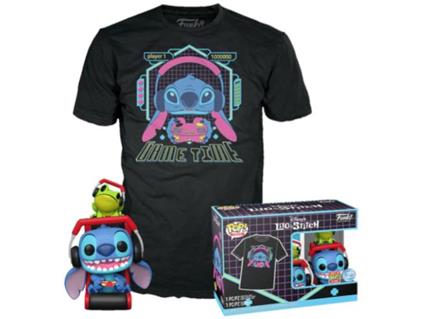 FUNKO TEE+POP DISNEY STITCH GAMER W/FROG XL DISNEY STITCH - FUNKO