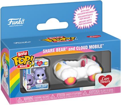 Funko - Bitty POP! Rides - Care Bears - Vinyl Figure Share Bear and Cloud Mobile