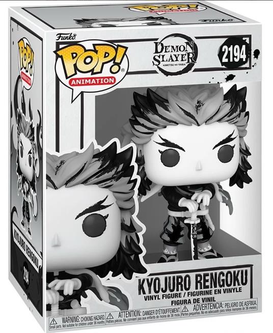 Funko POP Animation: Demon Slayer - Rengoku(Sumi-Ink)