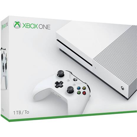 Microsoft Xbox One S 1TB + Controller Wireless + Abbonamento Xbox Live Gold 14GG Bianco 1000 GB Wi-Fi