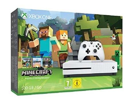 Microsoft Xbox One S + Minecraft Bianco 500 GB Wi-Fi - 2