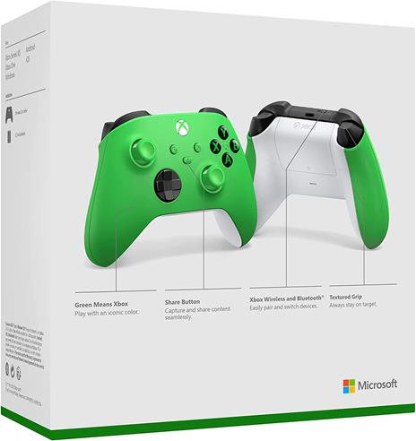 MICROSOFT XBOX Controller Wireless Green - 6