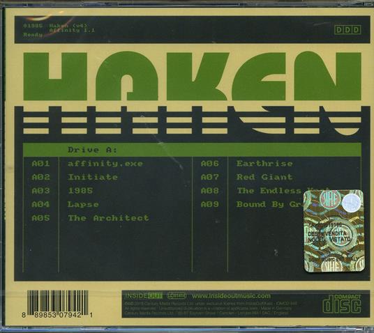 Affinity - CD Audio di Haken - 2