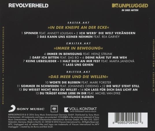 Mtv Unplugged In Drei.. - CD Audio di Revolverheld - 2
