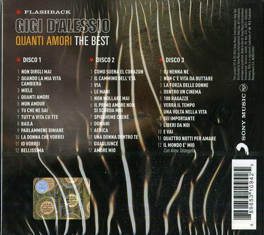 Quanti amori. The Best - CD Audio di Gigi D'Alessio - 2