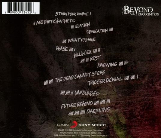 Beyond All Recognition - CD Audio di Beyond All Recognition - 2