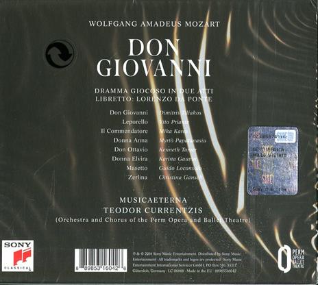 Don Giovanni - CD Audio di Wolfgang Amadeus Mozart,Vito Priante,Dimitris Tiliakos - 3