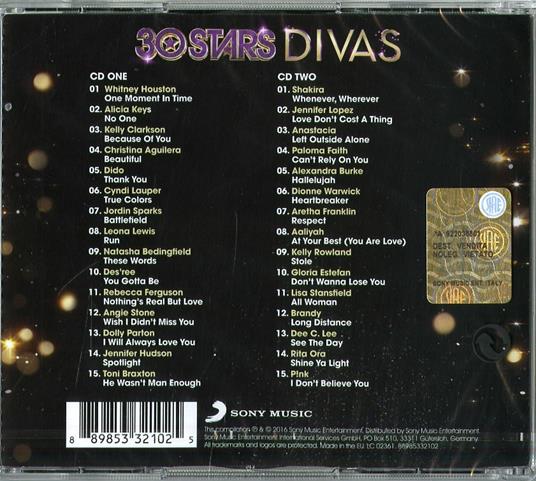 30 Stars. Divas - CD Audio - 2