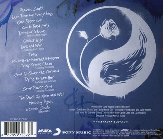 Love and War - CD Audio di Brad Paisley - 2