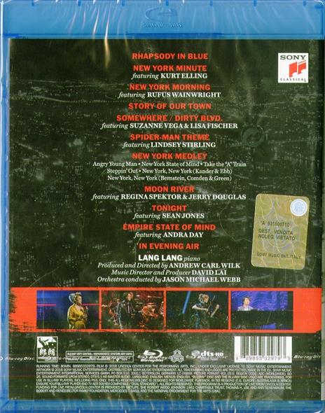 Lang Lang. New York Rhapsody. Live from Lincoln Center (Blu-ray) - Blu-ray di Lang Lang - 2