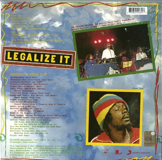 Legalize it - Vinile LP di Peter Tosh - 2