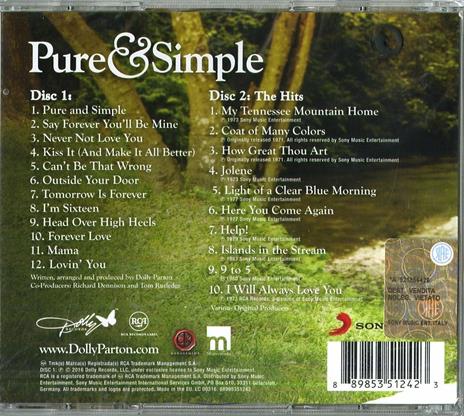 Pure & Simple - CD Audio di Dolly Parton - 2