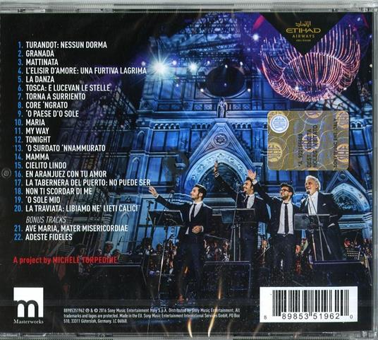 Notte magica. A Tribute to the Three Tenors - CD Audio di Placido Domingo,Il Volo - 2