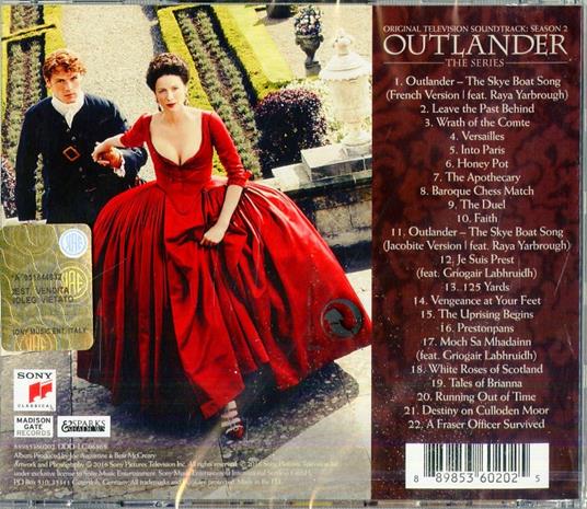 Outlander. Season 2 (Colonna sonora) - CD Audio di Bear McCreary - 2