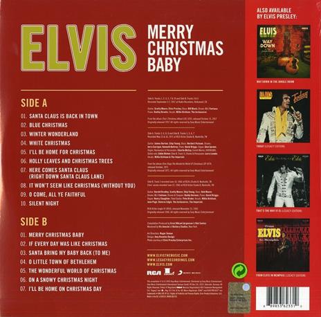 Merry Christmas Baby - Vinile LP di Elvis Presley - 2