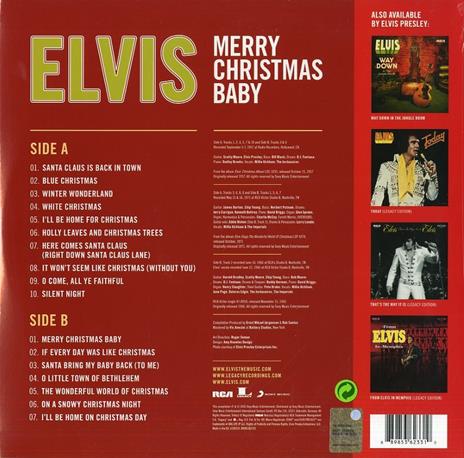 Merry Christmas Baby - Vinile LP di Elvis Presley - 2