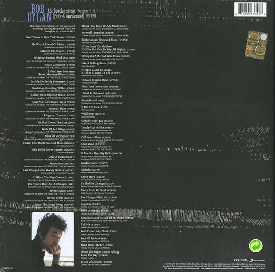 The Bootleg Series Vols. 1-3. Rare & Unreleased 1961-1991 (Colonna sonora) - Vinile LP di Bob Dylan - 2