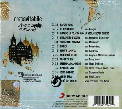 Lotto infinito - CD Audio di Enzo Avitabile - 2