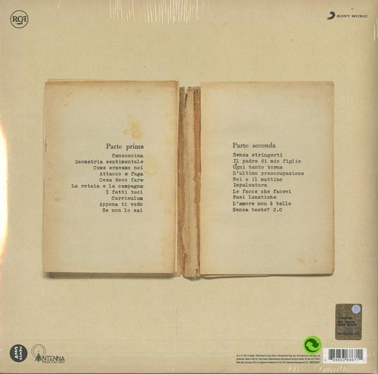 Canzoni per metà - Vinile LP di Dente - 2
