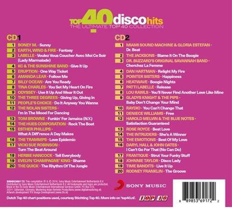 Top 40. Disco Hits - CD Audio - 2