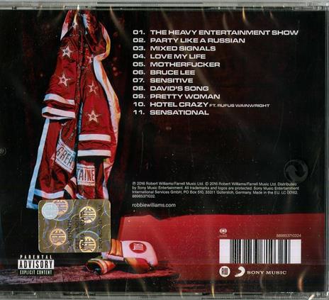 The Heavy Entertainment Show - CD Audio di Robbie Williams - 2