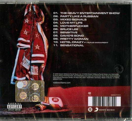 The Heavy Entertainment Show Robbie Williams Cd Ibs
