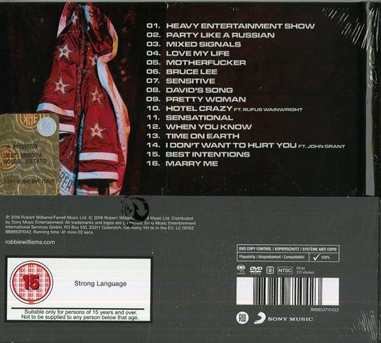 The Heavy Entertainment Show Robbie Williams Cd Ibs