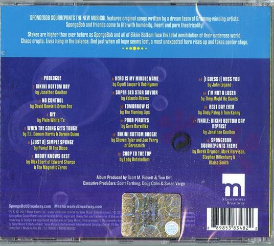 Spongebob Squarepants. The New Musical (Colonna sonora) (Original Cast Recording) - CD Audio - 2