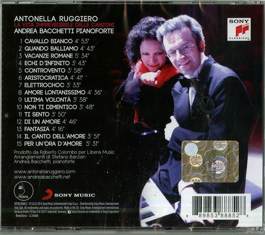 La vita imprevedibile delle canzoni - CD Audio di Antonella Ruggiero - 2