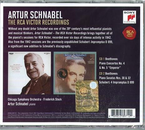 The RCA Victor Recordings - CD Audio di Artur Schnabel - 2