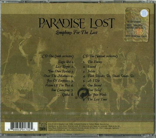 Symphony for the Lost - CD Audio di Paradise Lost - 2