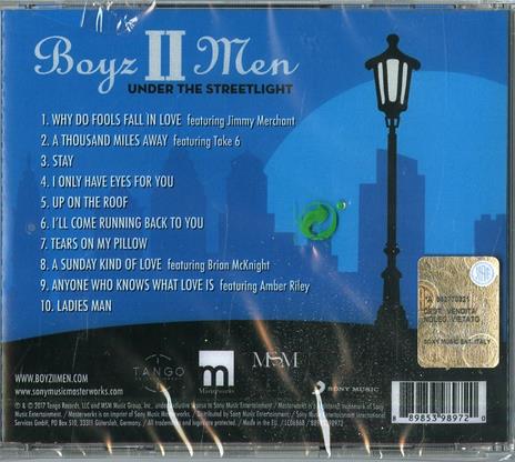 Under the Streetlight - CD Audio di Boyz II Men - 2