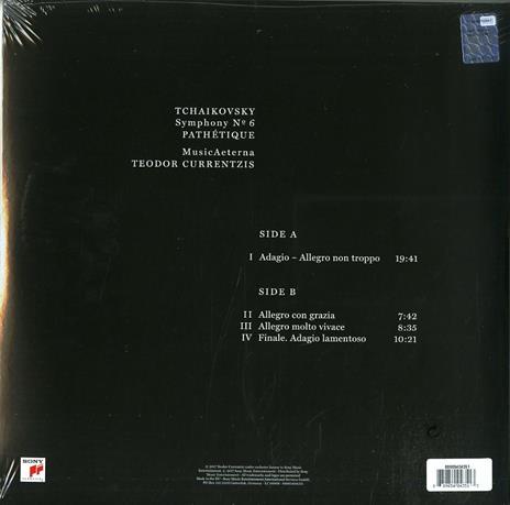 Sinfonia n.6 - Vinile LP di Pyotr Ilyich Tchaikovsky,Musica Aeterna,Teodor Currentzis - 2