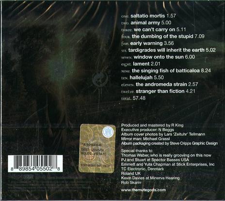Tardigrades Will Inherit the Earth (Digipack) - CD Audio di Mute Gods - 2