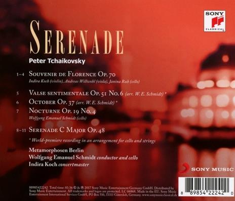 Serenade - CD Audio di Pyotr Ilyich Tchaikovsky - 2