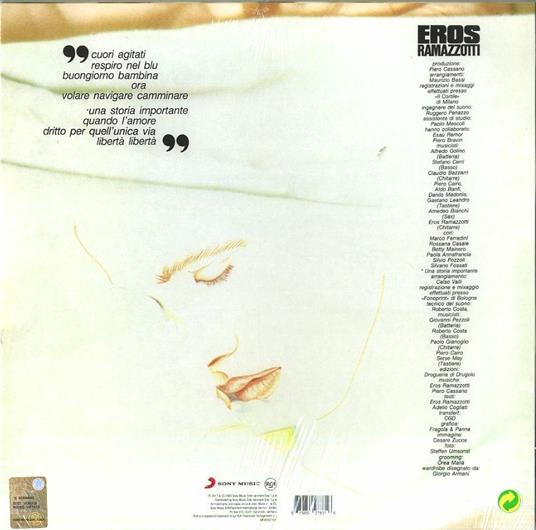 Cuori agitati - Vinile LP di Eros Ramazzotti - 2
