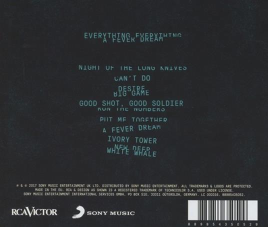 A Fever Dream - CD Audio di Everything Everything - 2
