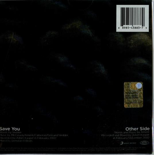 Save You - Other Side - Vinile 7'' di Pearl Jam - 2