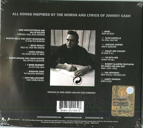 Johnny Cash. Forever Words - CD Audio - 2