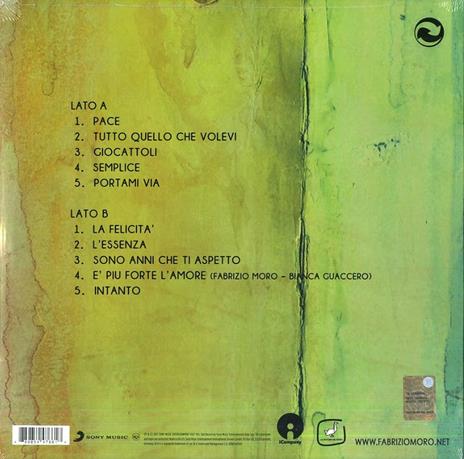 Pace - Vinile LP di Fabrizio Moro - 2
