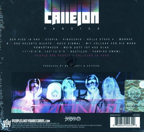 Fandigo (Digipack Limited Edition) - CD Audio di Callejon - 2